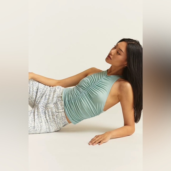 NWOT Anthropologie Pilcro Ruched Reversible Tank - Picture 4 of 12